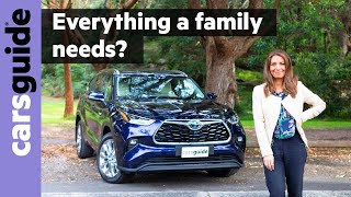 Toyota Kluger 2021 review Grande hybrid – Is this the ultimate family electric car for now [upl. by Ised]