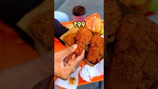 Viral Fried Chicken amp Burgers at ₹99 ‼️ streetfood tasty shorts chicken [upl. by Briny]