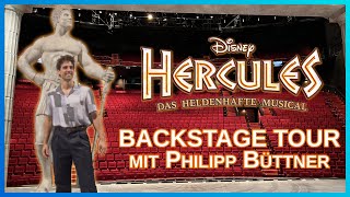 HERCULES Musical Backstage Tour amp Interview mit Philipp Büttner amp Sophie Mefan [upl. by Seale]