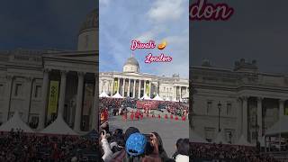 Diwali Celebration in London 🪔 2024 🪔 Trafalgar Square  Happy Diwali 🎇 diwali london [upl. by Oiredised]