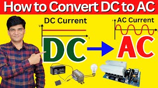 How to Convert DC to AC  DC Current  AC Current  Electricity  Bijli Bill  Inverter  Battery [upl. by Itsyrk]