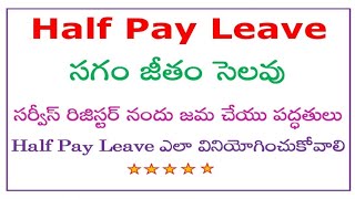 Half Pay Leave  HPL [upl. by Tacye]