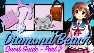 The Ultimate Diamond Beach Quest Guide  Part 2  Royale High  Roblox [upl. by Anej533]