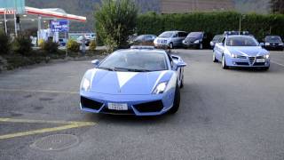 Lamborghini Gallardo policecar in Hotel StansSüd [upl. by Atterg]