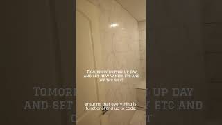 NEW tile bathroom remodel [upl. by Lorou]