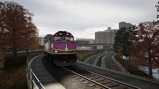 The new Framingham Worcester line on trains sim world is so highly realistic [upl. by Sender]