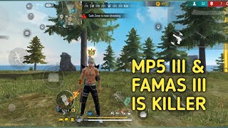 MP5 III amp FAMAS III IS KILLER  FREE FIRE NEW SEASON RANK PUSH GRANDMASTER NO 1 [upl. by Heinrike]