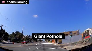 Pothole Destroys Suspension [upl. by Aytnahs]