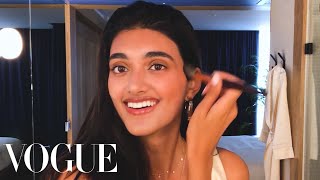 Model Neelam Gills Guide to OffDuty Beauty  Beauty Secrets  Vogue [upl. by Eneluj]