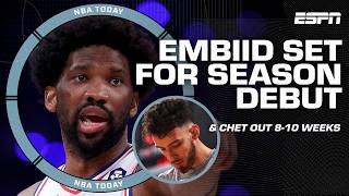 Joel Embiids debut sparks URGENCY for 76ers  OKC adjusting to Chet Holmgren out  NBA Today [upl. by Leduar803]