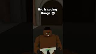 Bro started seeing things 💀 roblox memes [upl. by Mirth]