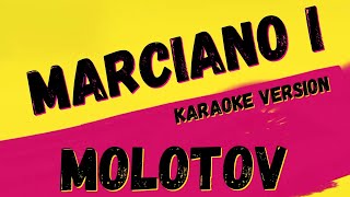 MOLOTOV  MARCIANO I  PUNK ROCK MEDIA KARAOKE INSTRUMENTAL [upl. by Akere]