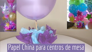 Conitos de Papel China para centro de mesa  Mairy [upl. by Neelrahc776]