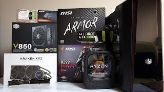 AMD Ryzen 1950X GTX 1080Ti Render amp Gaming PC Build Test and Benchmark [upl. by Reffinnej722]