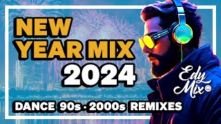 REMIXES Dance Music 90s2000s New Year Mix 2024  No comando das MIXAGENS DJ Edy Mix [upl. by Huberto]