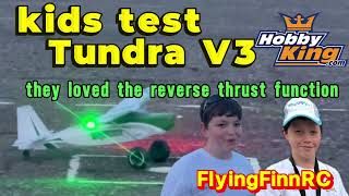 Hobbyking Tundra V3 test flown by junior pilots [upl. by Aticilef]