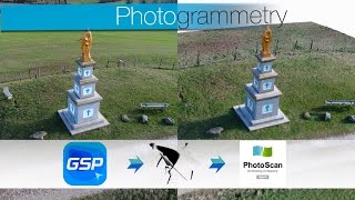 DJI GS PRO  Metashape  process complet de photogrammétrie [upl. by Nodal579]