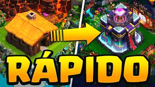 La Manera de Subir Rápido Cualquier Ayuntamiento 🤩 Clash of Clans [upl. by Enier]