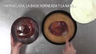 RECETA DE TARTA DE FRESA Y NATA CON ALBAHACA [upl. by Roseann]