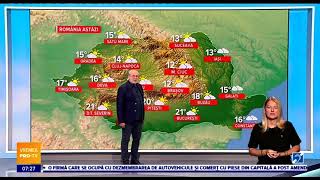 Vremea de astazi 1 Octombrie 2024 Ora 7 [upl. by Risa692]