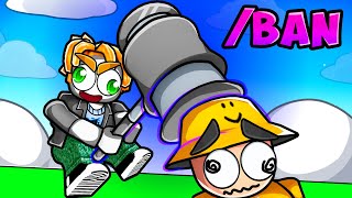 We Became NOOBS with ADMIN COMMANDS in Blade Ball [upl. by Riddle544]