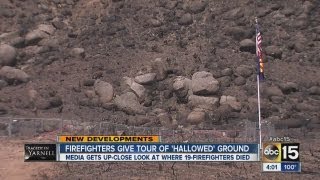 Firefighters give tour of Yarnell Hill fire site [upl. by Najed]