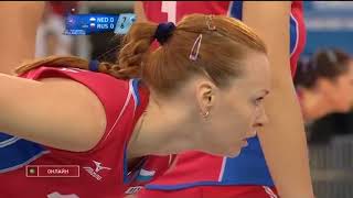 European Championship 2009 Womens volleyball Netherlands  Russia [upl. by Mrots]