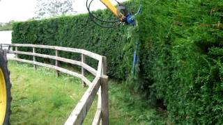 Hedge cutter on Arbocut slanetrac [upl. by Collar]