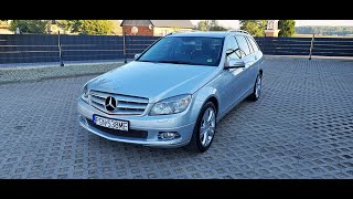 MERCEDES C200  18 kompressor  184KM  2009r  NISKI PRZEBIEG [upl. by Conchita]