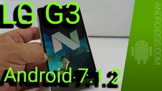 Cómo actualizar el LG G3 a Android 712 modelo internacional D855 [upl. by Eenot]