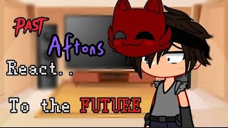 Past Afton family react to the future  FNaF x Gacha  My first Reaction video [upl. by Westfall]