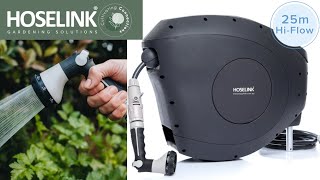 Hoselink HiFlow 25m Retractable Hose Reel  How to install a Hoselink Retractable Hose Reel [upl. by Emerald]