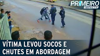 Único agredido em abordagem garçom negro acusa PMs de racismo  Primeiro Impacto 151122 [upl. by Rus852]