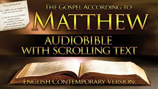 Holy Bible Matthew 1 to 28  Full Contemporary English With Text [upl. by Akirahs]