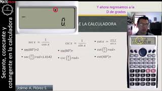 Cosecante secante cotangente en la calculadora [upl. by Francis220]