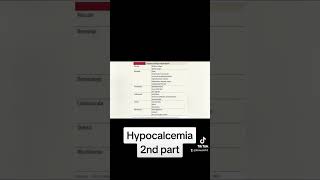 Hypocalcemia 2nd part [upl. by Berghoff]