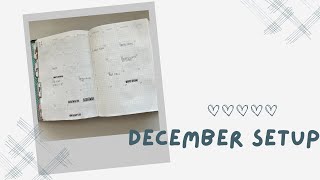 December Planner Setup  Sterling Ink  Cocoa Daisy [upl. by Ellasal]