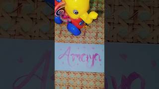 Amaya ❤️ Comment Your Name ❤️ shorts viral art calligraphy calligraphy [upl. by Eelannej]