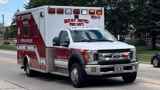 West Bend Med 21 Responding 6924 [upl. by Mariette]