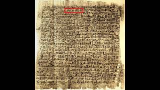 How to read ancient egyptian the Edwin Smith Papyrus [upl. by Anuahsal354]