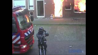 Uitslaande brand Vlaardingen van begin tot eind  Bolderwerk Vlaardingen [upl. by Cully]