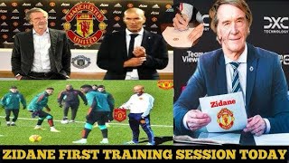 ZIDANES TRAINING REVOLUTION  Manchester Uniteds New Manager Puts Players Through Paces [upl. by Norrabal]