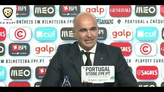 Conferencia convocatoria Roberto Martinez Seleção Nacional Liga Nações [upl. by Ecallaw]