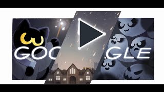 Google Doodle Halloween 2016 Gameplay [upl. by Amsirac]