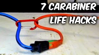 7 Carabiner Life Hacks [upl. by Milson]