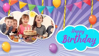 Kids Birthday Invitation Intro in After Effects  After Effects Tutorial  Effect For You [upl. by Onej]