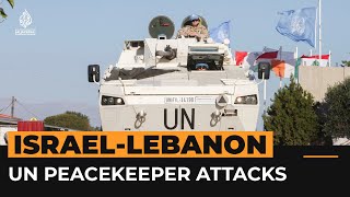 Why are UN peacekeepers in Lebanon being attacked by Israel  Al Jazeera Newsfeed [upl. by Abijah]