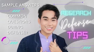 CHUtorial Common Questions During Research Defense with Sample Answers [upl. by Joycelin]