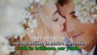 Tosellis Serenade Rimpianto 후회 Alfredo Kraus ItalianEnglish amp Korean subtitles 토셀리의 세레나데 [upl. by Ennairam379]