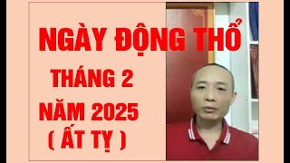 NGÀY TỐT THÁNG 2 ÂM LỊCH NĂM 2025 NĂM ẤT TỴ [upl. by Tnilf162]